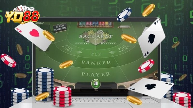 Cách tính điểm của Baccarat Yo88 vô cùng đơn giản